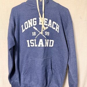Long Beach Island Blue Hoodie